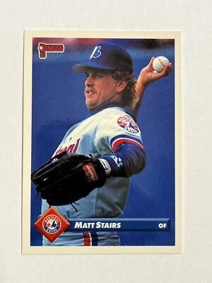 1993 Donruss #460 MATT STAIRS Montreal Expos Baseball Card MLB Trading Card - Image 1 of 4