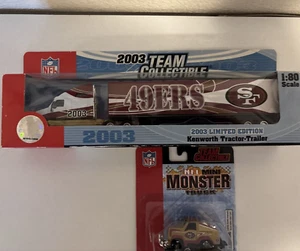 San Francisco 49ers Kenworth Tractor Trailer NFL Buy one get mini Monster Free - Picture 1 of 2