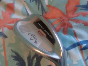 RH Callaway Mack Daddy 56* CB full toe wedge 14* bounce Steel Fiber shaft - Picture 1 of 8