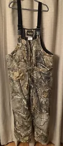 Realtree Walls Hunting Insulated Bibs Mens 2XL TALL Zip Camouflage Waist 46-48 - Picture 1 of 8