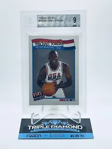 1991-92 NBA Hoops Michael Jordan USA BGS 9 #579 F38 - Picture 1 of 2