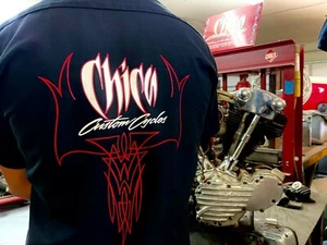 Camisa de trabajo clásica Chica Custom Cycles - Imagen 1 de 3