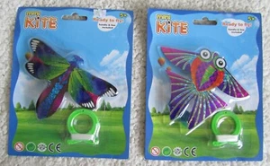 Mini Kites x 2 Choice Of Bugs, Insects Or Planes 8 Designs Brand New In Package - Picture 1 of 6