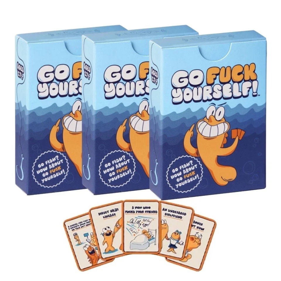 Go Fuc Yourself The Adult Go Fish Game Youve Always Wanted Hilarious Card Game - image 1 of 4