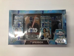 Brand New Sealed! Topps Chrome Star Wars Super Box 2025 Exclusive Trading Cards! - Picture 1 of 4