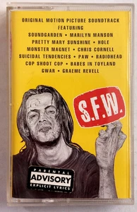 S.F.W. Soundtrack Cassette 1998 PMRC Sticker Alt-Metal Grunge Gwar Soundgarden - Picture 1 of 6