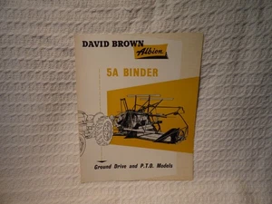 Oldtimer David Brown Albion Traktor 5A Mappe Reklame Prospekt Prospekt - Bild 1 von 4