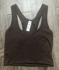 Canotta Lululemon Wundermost scollo a scoop marrone taglia small - Foto 1 di 4