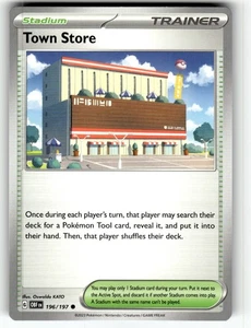 Pokemon Obsidian Flames Card 196/197 Town Store - Picture 1 of 4