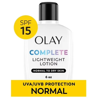 Olay Loción Hidratante Completa con FPS 15 Sensible, 6.0 OZ Foto 1 de 4