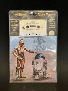 1977 SEALED SuperScope Story Tapes “The Story of Star Wars” Cassette Story Book - Picture 1 of 14