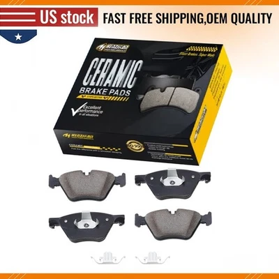 For 2011 2012 2013 2014 2015 2016 BMW 528i 528i xDrive Front Ceramic Brake Pads - Image 1 of 4