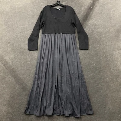 ANTHROPOLOGIE The Thea Twofer Sweater Dress Women's Size 3X Black - Image 1 of 4