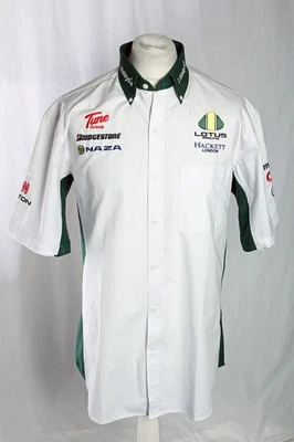 Lotus Racing F1 Team Shirt Embroidered Advertising CNN Hackett  XXL Official - Image 1 of 4