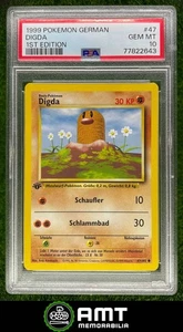 77822643 1999 Pokemon German #47/102 Digda 1st Edition PSA 10 - Picture 1 of 3