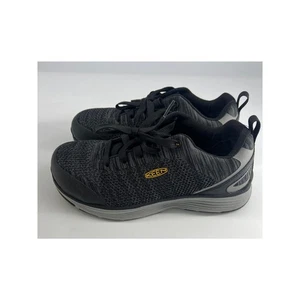 Keen Sparta Utility Shoes Mens Size 7 Wide Black Grey Aluminum Toe Work Safety - Picture 1 of 10