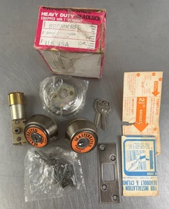 Kwikset 885 MK RP US 15A Deadlock 1" Double Cylinder Lockset Satin Nickel New - Picture 1 of 5