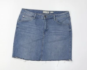 Bench Women's Blue Denim Skirt Size 12 Casual Pencil Style - Picture 1 of 12