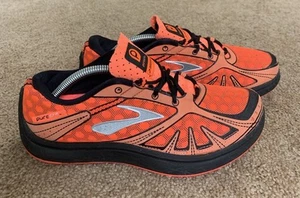 Women's Brooks Pure Grit Sneakers 1201031B686 size 7 B Orange Red Hiking Trail - Picture 1 of 9