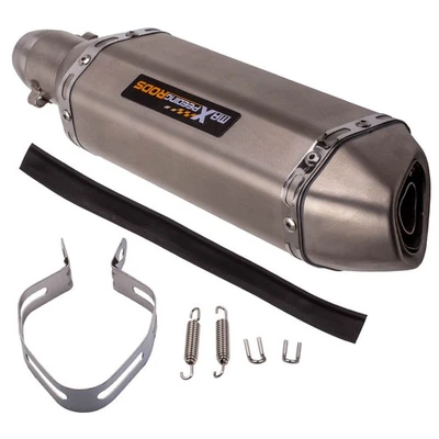 Tubo de escape silenciador de escape deslizable 38-51 mm para motocicleta con DB Killer universal Foto 1 de 4