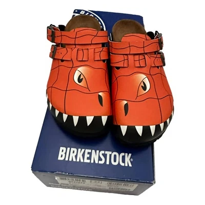 Birkenstock Kay Kids Sandals Monster Head Orange Size 1 Narrow New in Box - Image 1 of 4