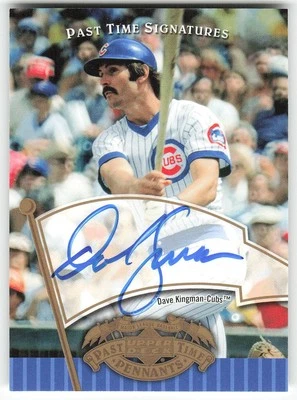 2005 UD Past Time Pennants #DK Dave Kingman BASEBALL Chicago Cubs - Image 1 of 2