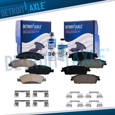 Front Rear Ceramic Brake Pads for 2007-2013 Escalade Silverado Sierra 1500 Yukon Foto 1 de 4