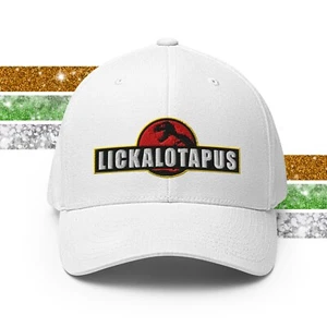 Gorra de béisbol ajustada de dinosaurio sarcástico Lickalotapus para hombres mujeres - Imagen 1 de 75