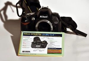 Nikon D D70 6.1MP Digital SLR Camera - Black - sticky grip - 100% guaranteed - Picture 1 of 6