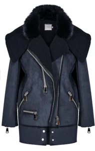 Urbancode Faux Shearling Avalon Mantel Größe 10. - Bild 1 von 5