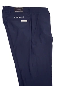Dunning Player Fit Woven Performance Golf Pants Men's 33x30 Navy Halo - Picture 1 of 8