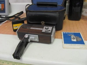Cámara de película Bell Howell Super Eight personalizada de colección modelo 442 con estuche y manual - Imagen 1 de 14