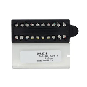 Soporte de ortodoncia dental brackets metal MIM ranura Roth 022 345 ganchos 5-5 50 kits - Imagen 1 de 21