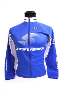 Santini Stevens Herren Fahrradjacke Gr M Rennradjacke Trikot Reißverschluss Blau - Bild 1 von 7
