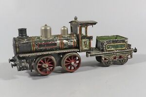 Bing Spur 1 Dampflokomotive unrestaurierter Originalzustand Bühne (K 119601)