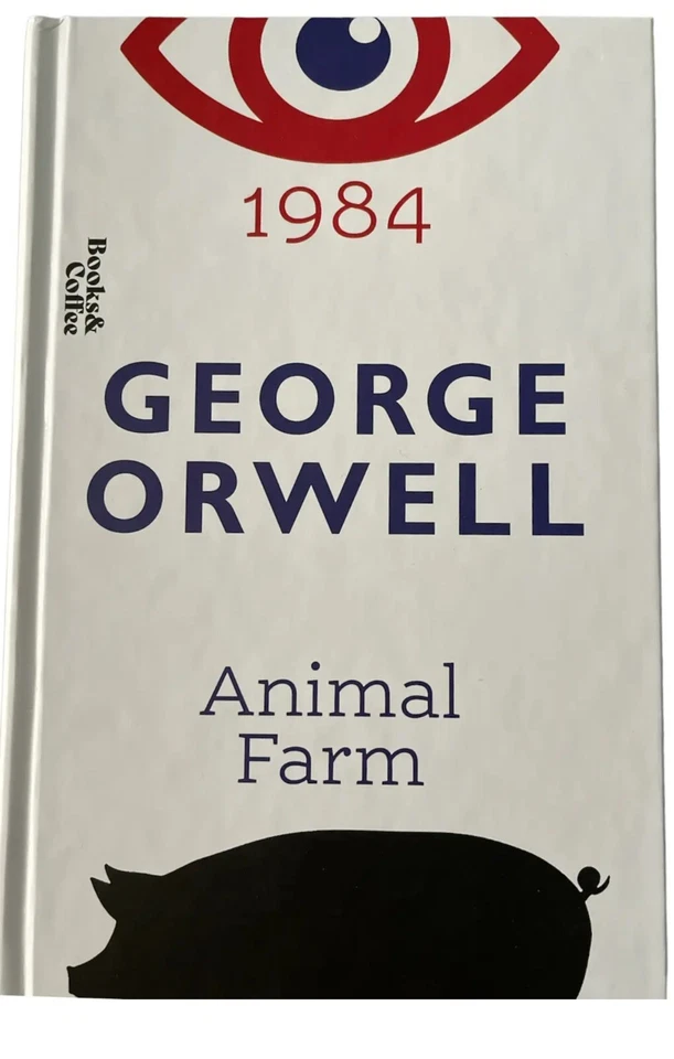 1984  &  Animal Farm   (2In1)  by George Orwell   Hardcover Book - 😎 - Image 1 of 1