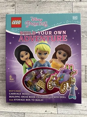 Lego Disney Princess Build Your Own Adventure Book Lego Sealed 79 Pcs $24.99MSRP - Image 1 of 4