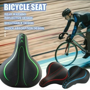 Fahrradsattel Sitz breit Fahrrad Gel extra Komfort sportlich weich Pad NEU - Bild 1 von 10