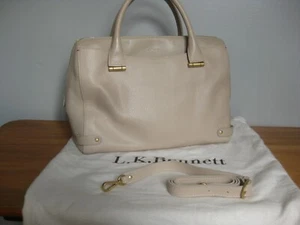 NEW L K  BENNETT BAG OVERNIGHT LEATHER TOTE designer luxury hold large RRP £299 - Picture 1 of 24