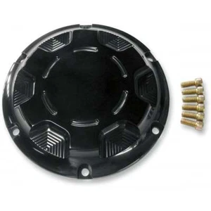 Joker Machine Billet Derby Cover : Black Anodized for Harley-Davidson Sportster - Picture 1 of 1