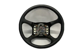 02-06 Silverado Sierra Yukon Tahoe Suburban Steering Wheel  Leather Black Nice. - Foto 1 di 6