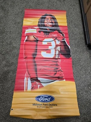Kansas City Chiefs Chiefs Nick Bolton Pole Stadium Banner Flag Large 30x72 - Image 1 of 4