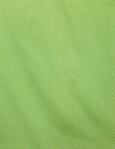 TELA Swiss Dot verde claro lunares 2 ribetes 45"W X media yarda 10 disponibles - Imagen 1 de 2