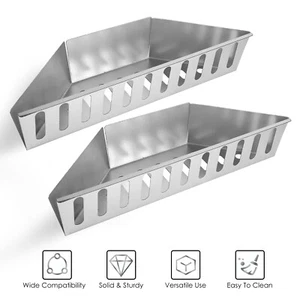 2 Pack Charcoal Basket BBQ Grill Accessories Tools Barbecue Grill Basket Holder - Picture 1 of 14
