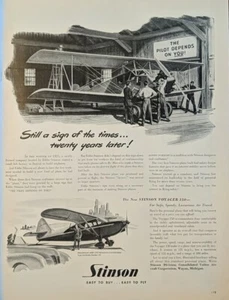 1946 STINSON VOYAGER 150 aereo personale a propulsione singola, pilota, volo - Foto 1 di 1