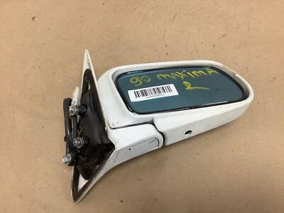 ESPEJO RETROVISOR DELANTERO DERECHO PASAJERO NISSAN MAXIMA 1989 1990 BLANCO ELÉCTRICO Foto 1 de 4