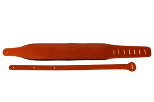 New Guitar Straps - Adjustable, Soft and Wide - Quality Genuine Leather LR-Brown - Picture 1 of 7