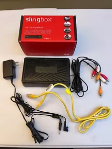 Sling Media Streamer Slingbox M1 - Black (203225) Complete Set and Retail Box - Picture 1 of 13