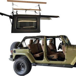 Hard Top Removal Lift for Jeep Wrangler Ford Bronco Supports 8-16 ft.6 T Knobs - Foto 1 di 24