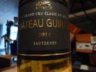 CHATEAU GUIRAUD 2015-PREMIER GRAND CRU CLASSE SAUTERNES !